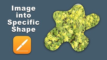 How to crop an image into specific shape in Apple Pages iCloud