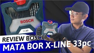 Bosch 33-piece X-Line set Mata Bor dan Mata Obeng Kombinasi