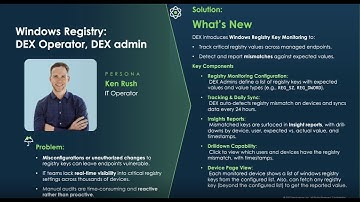 ServiceNow Digital End-User Experience (DEX) Windows Registry Demo