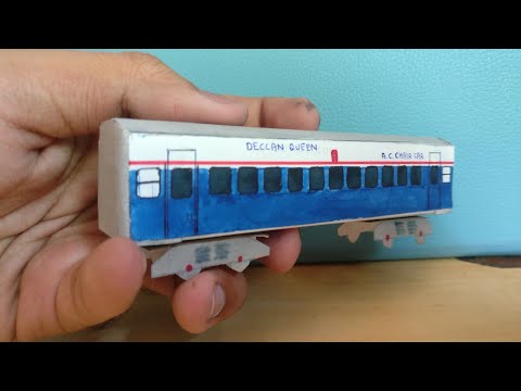 Deccan Queen at your fingertips!! How to make a simple static miniature DQ livery coach model