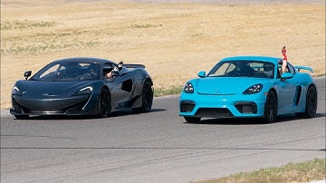 Buttonwillow CW13 718 GT4 vs A90 Supra vs 458 Challenge 🏁