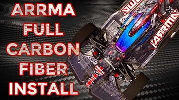 ARRMA FULL CARBON FIBER PARTS PERFECT PASS CARBON FIBER KIT INSTALL ARRMA LIMITLESS ARRMA INFRACTION