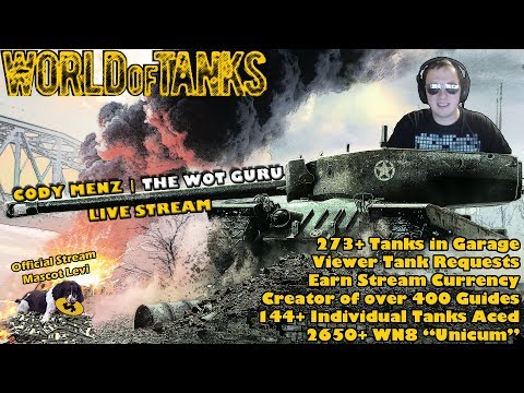 World of Tanks Live Stream [WoT Guru] [299 Tanks] [English - NA] [Viewer Tank Requests] 12/23/17