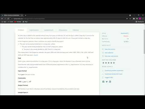 Write a Function| Hackerrank| Python| Coding Smurf