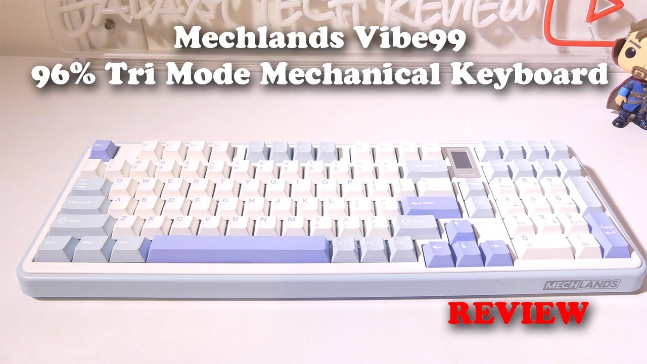 Mechlands Vibe 99 96% Tri Mode Mechanical Keyboard REVIEW - YouTube