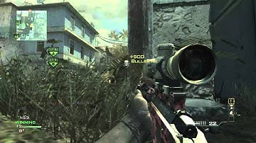 Mw3 Random Across map Throwing Knife! Search & Destroy