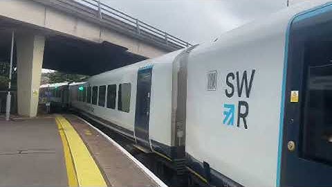 SWR class 444 002 departing Poole for London Waterloo