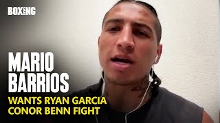 Mario Barrios Unimpressed By Ryan Garcia Win vs Haney & Wants Fight