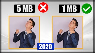 HOW TO REDUCE THE WEIGHT OF AN IMAGE WITHOUT PROGRAMS 2020