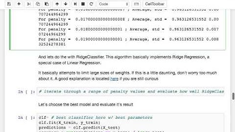 10/12/16 Data Science with Kaggle Decal Lecture 11: Validation and Model Review