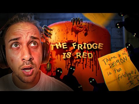 I THINK THERE’S A DEMON IN MY FRIDGE! | The Fridge is Red