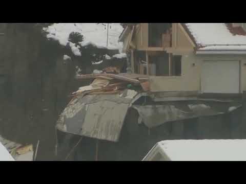 شاهد خسف في النرويج اللهم الطف بنا يارب العالمين