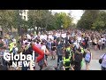 Russian opposition marches in Moscow
