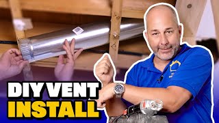 How To Install A Dryer Vent EASILY!