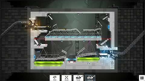 Bridge Constructor Portal - Level 55