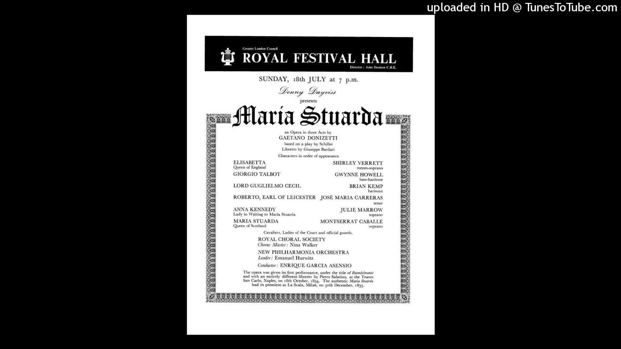 Maria Stuarda (Act 3) London 1971