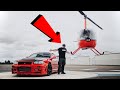 Helicopter chasing jdm cars gone wrong