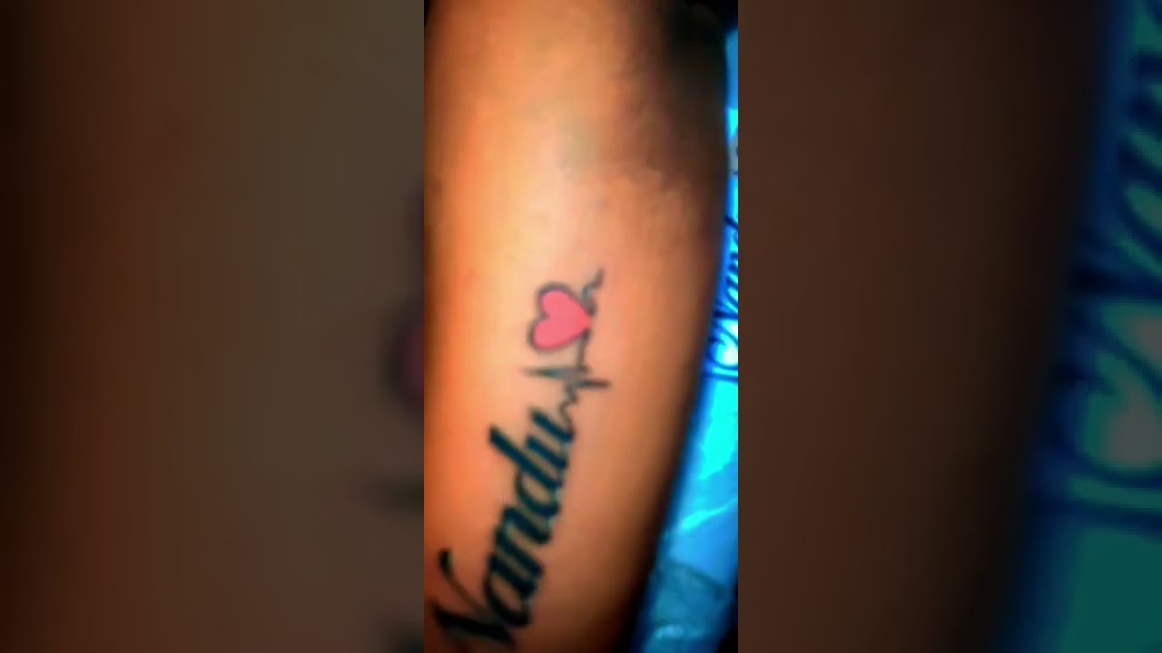 Nandhu name mehndi  tattoo design new easy Mehndi ideas shorts viral   YouTube