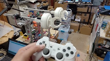 B9 remote control arms/claws test using PS3