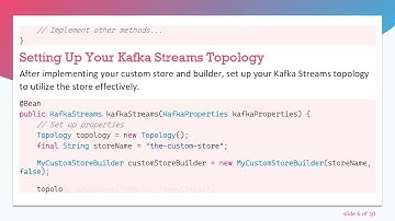 How to Write Data into a Redis Custom State Store Using Kafka Streams