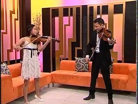 Wieniawski Etude Caprice No. 1: Conrad Chow and his student Tiffany Yeung (age 12)