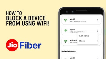 How to Block a Connected Device in Jio FIber Wifi [EASY]