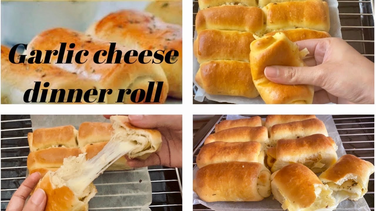 Garlic Cheese Dinner Roll | Homemade Garlic Cheese Dinner Roll | Dinner ...