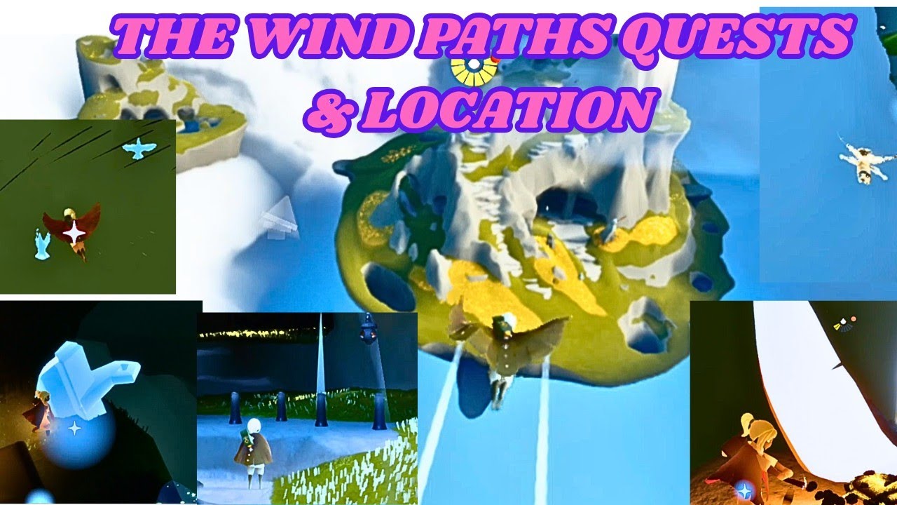 💞 THE WIND PATHS QUESTS & LOC. (complete guide) | HJDB RANDOM VIDS 💞