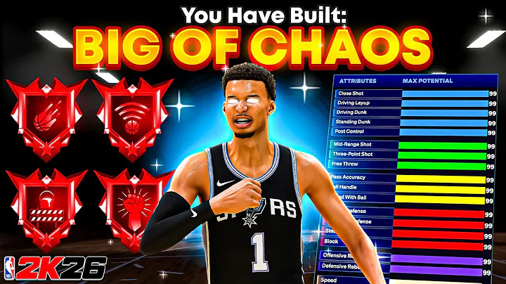 #1 NEW BEST CENTER BUILD in NBA 2K26 🔥 (No Weaknesses + 0 CAP BREAKERS NEEDED!)