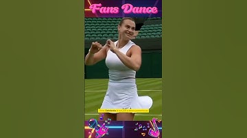 Aryna Sabalenka’s Charismatic Performance #remix #dance #tennis #vibes