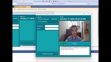 Attendance Management System Part 1 | #csharp #facerecognition #opencv #programming