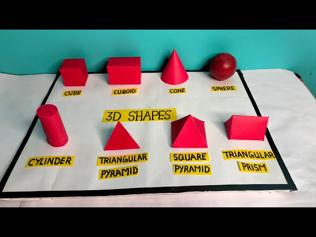 3D shapes model for school project/3D geometrical shapes/3D shapes math project/math tlm 3D shapes class=