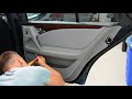 How to remove the door panel Mercedes E Class   W210