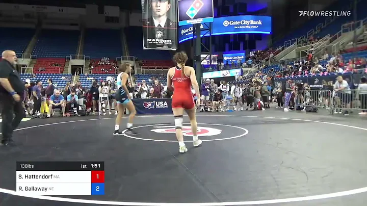 138 Lbs Quarterfinal - Skylar Hattendorf, Massachu...