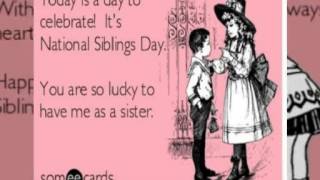 National Siblings Day By Someecards User Card