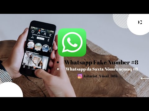 Whatsapp'da Saxta Nömre Açmaq %100 İşleyir #8