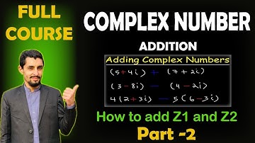 How to Add Complex Numbers | Pashto