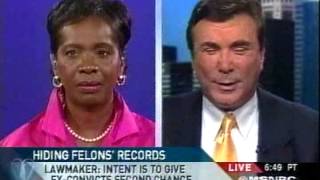 MSNBC News Live: Hiding Felons' Records Commentary by Jeffrey Steinberger