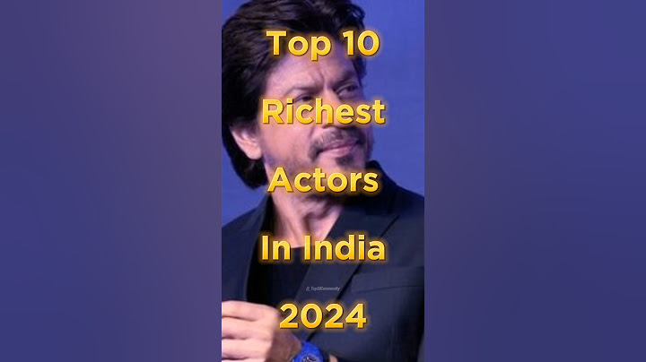 Top 10 Richest Actors in India 2024 #shorts