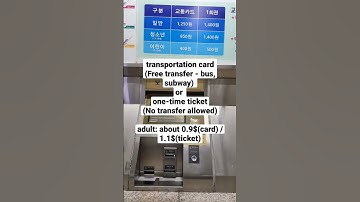 [Real Life in Korea] How to Use the Korean Subway #howtouse #subway #fare #trip #korea #deagu