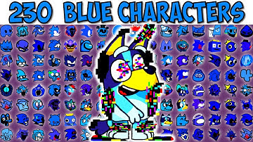FNF Character Test | Gameplay VS My Playground | ALL Blue Test