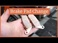 How to Change Front Brake Pads Triumph Bonneville SE, Scrambler, Thruxton, Motorcycle