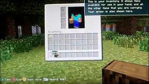 Minecraft xbox 360 tutorial part one
