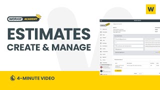 Create and send an estimate - a short walkthrough