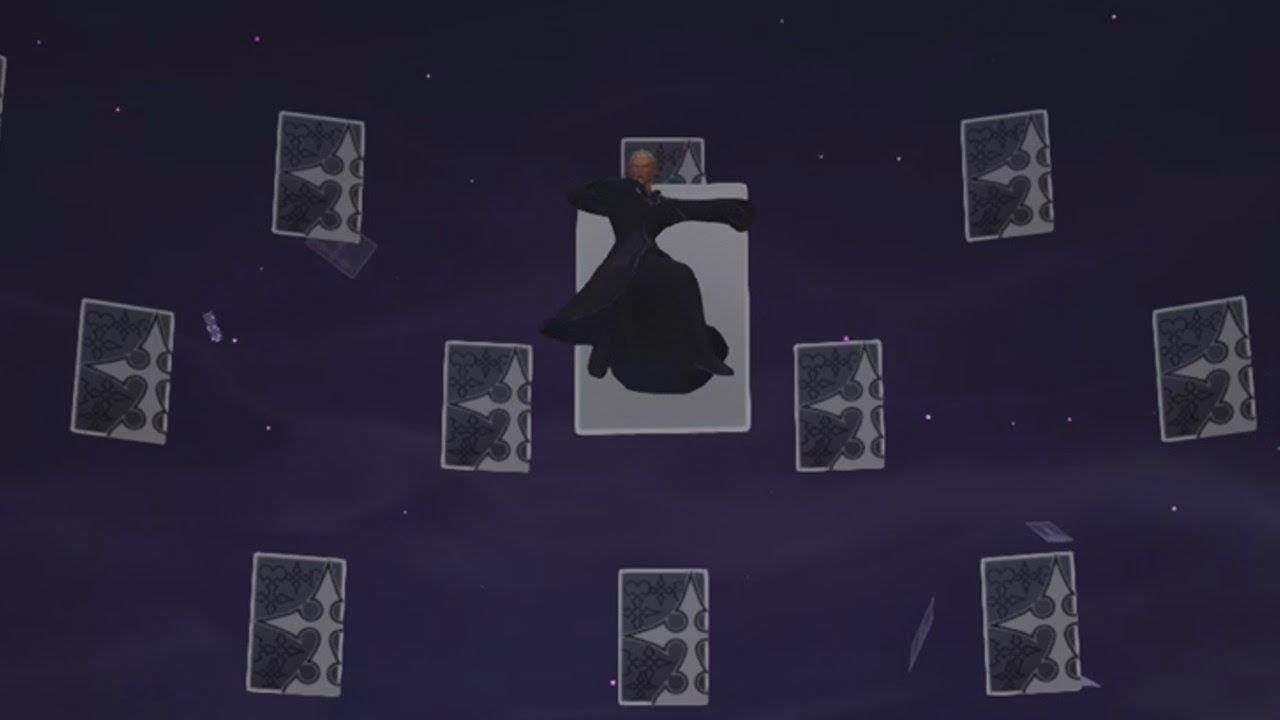 Kingdom hearts 3 DLC limitcut part 3 The gambler of Fate data Luxord critical mode YouTube