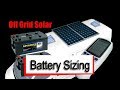 Off Grid Battery & Solar Sizing - Camper Van Conversion Series