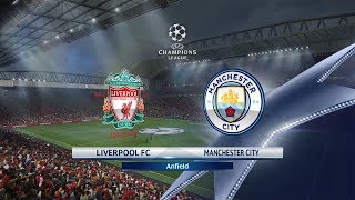 Pes 2018 Liverpool Fc Vs Manchester City Uefa Champions League Ucl Gameplay Pc