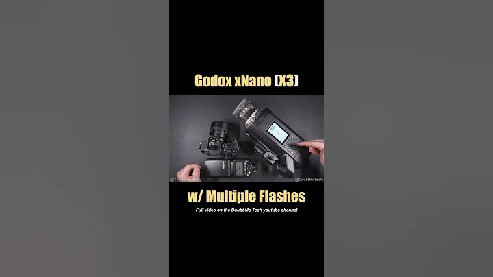 Godox xNano (X3) Wireless Flash Trigger with Multiple Flashes [ How to Connect/Link Tutorial ]