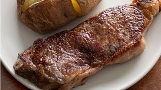 Perfect pan-seared steak on the stove - Big Sky, Little Kitchen