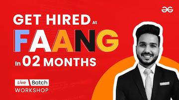 Get Hired at FAANG in 2 months
